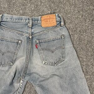 VTG 70s Levis 501 Redline Selvedge Denim Single Digit 28x32 (fits 25x28) USA